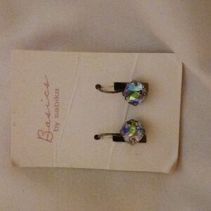 SABIKA iradescent crystal earrings - BRAND NEW